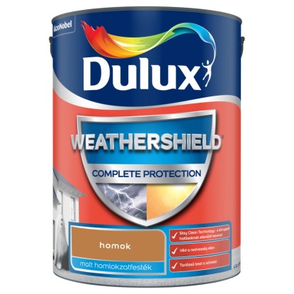 Dulux Weathershield Complete Protection homlokzatfesték homok 4,5 l