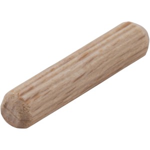 Egyetlen bükkfa tipli, 6 mm átmérőjű, 30 mm hosszú, barázdált felülettel.