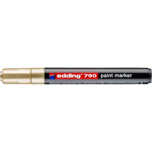 Arany színű filctoll az Eddingtől, 790 Paint Marker modell.