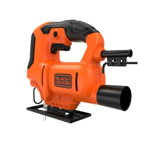 Narancssárga Black+Decker szúrófűrész a pontos vágásokhoz.