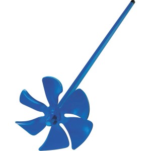 Kék LUX Universal keverő Comfort 50 cm acélból, fúrógépekhez.