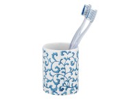 Wenko Mirabello fogmosópohár kerámia kék 8 cm x 11 cm x 8 cm
