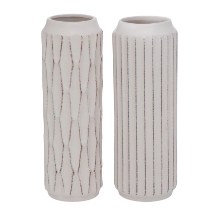 Boltze Home Fratello váza 2-féle változatban Fehér