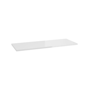 UNI Pultlap fehér magasfényű 120 cm x 2,5 cm x 46 cm