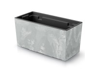 Prosperplast virágláda Urbi Beton Effect 400 L világosszürke