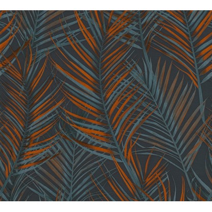 Tapéta Fekete-narancs 39038-6