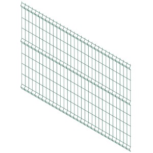 Drótkerítés panel kerti kerítésekhez, részletes nézet.