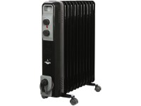 El Fuego 11 bordás mobil elektromos olajradiátor fekete
