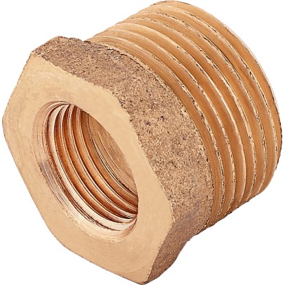 OBI menetes szűkítő idom 14,9 mm (Rp 3/8) x 26,4 mm (R 3/4) vörösöntvény