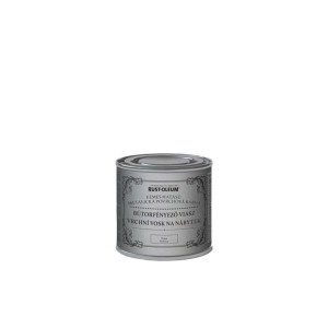 Rust-Oleum bútorviasz doboz, ezüst színű, bútorok tisztításához és ápolásához.