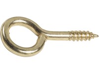 LUX szemescsavar 1,8 mm x 8 mm sárgarezezett 6 darab LUX szemescsavar 1,8 mm x 8 mm sárgarezezett 6 darab