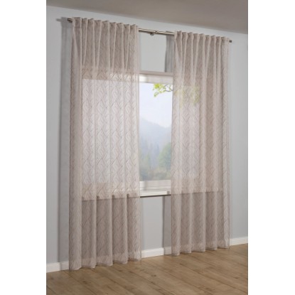 Készfüggöny taupe 135 cm x 245 cm