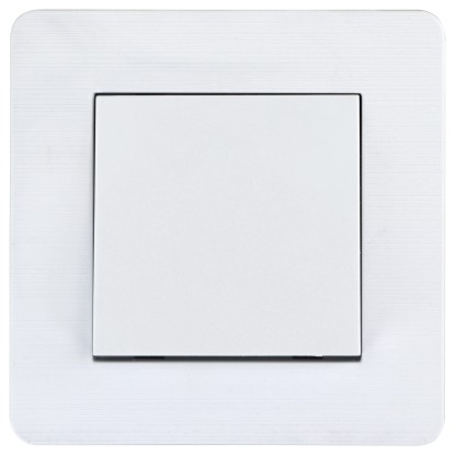 Vilis nyomógomb fehér