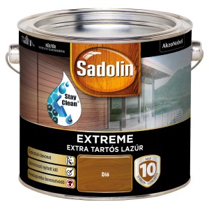 Sadolin Extreme fa lazúr, dió szín. Fa lazúr kültéri használatra.
