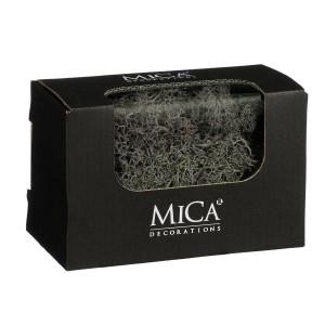 Mica Decorations rénszarvas moha, szürke, 14,5x8x9,5cm, dobozban, dekorációkhoz és kézműveskedéshez.