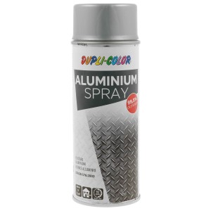 Dupli-Color Alumínium spray 400ml, ezüstmetál, festékjavításhoz és korrózióvédelemhez.