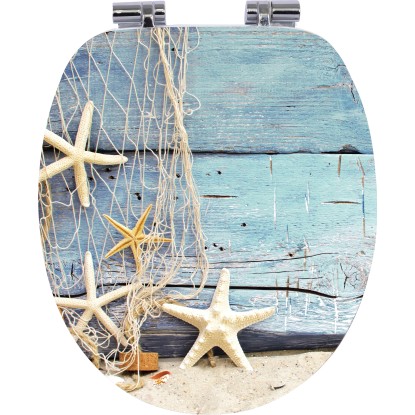 Golli WC-ülőke Tengeri csillagok