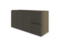 Mosdóalsószekrény 100 cm szürke