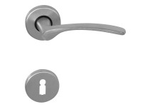 Maestro  kilincs Marika BB/NZ rozettás matt króm