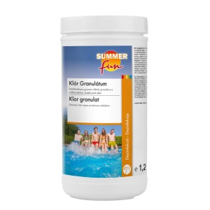 Summer Fun Klór Gyors fertőtlenítés 1,2kg granulátum medence sokk klórozáshoz.