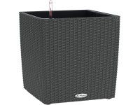 Lechuza Cube Cottage virágtartó 30 cm x 30 cm x 30 cm gránit
