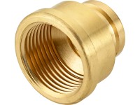 OBI menetszűkítő karmantyú 18,6 mm (Rp 1/2) x 30,3 mm (Rp 1) sárgaréz OBI menetszűkítő karmantyú 18,6 mm (Rp 1/2) x 30,3 mm (Rp 1) sárgaréz