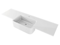 Mosdó ásványi öntvényből 130,5 cm