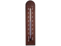 Hőmérő beltéri fa 42 mm x 205 mm mahagóni