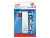 tesa Powerstrips öntapadó akasztó XL szögletes fehér max. 3 kg tesa Powerstrips öntapadó akasztó XL szögletes fehér max. 3 kg