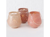 Boltze Tunis mécsestartó 14 cm x 13 cm három kivitelben