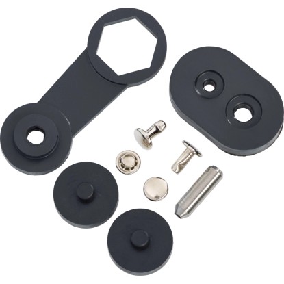 Üreges szegecsek 3 mm x 7 mm szürke