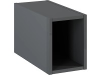 Maximus Stylo Slim fürdőszobai polc 20 cm antracit