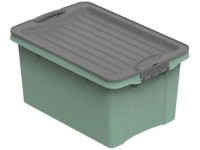 Rotho Compact A5 egymásba rakható tárolórekeszek 4,5 l zöld