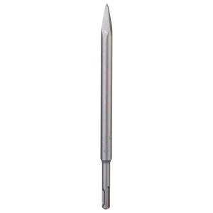 Bosch SDS plus hegyes véső 250 mm. Szürke fém véső kúpos heggyel betonhoz és falazathoz.