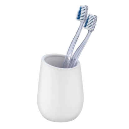 Wenko fogmosópohár Badi fehér kerámia 8 cm x 11 cm x 8 cm