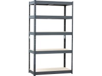 Nagy teherbírású polc fém antracit 180 cm x 100 cm x 50 cm Nagy teherbírású polc fém antracit 180 cm x 100 cm x 50 cm