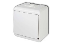 Aquastar 1 pólusú kapcsoló IP54 fehér Aquastar 1 pólusú kapcsoló IP54 fehér