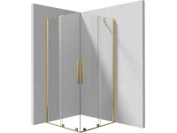 Zuhanykabin Deante Prizma arany 90 cm x 90 cm Zuhanykabin Deante Prizma arany 90 cm x 90 cm