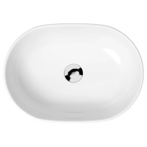 Cersanit Moduo pultmosdó ovális fehér 50x36 cm