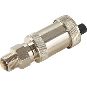 Automatikus légtelenítő, 12 bar, 10 mm (3/8") fűtési rendszerekhez.