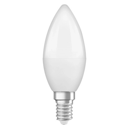 Osram LED Value gyertya fényforrás opál búrával 5,5W 6500K E14