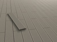 Kovalex WPC teraszpadló szálcsiszolt szürke 2,6 cm x 14,5 cm