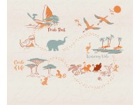 Komar nemszőtt fotótapéta Disney The Lion King Circle of Life többszínű