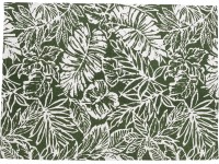 OBI pamut szőnyeg mintás zöld-fehér 60 cm x 90 cm OBI pamut szőnyeg mintás zöld-fehér 60 cm x 90 cm