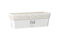 Cloe balkonláda+alj 50 cm fehér