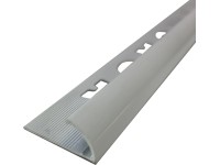 Arcansas negyedkör záróidom alumínium por. fehér 1 cm x 2,7 cm x 100 cm