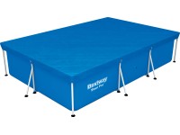 Bestway PE takaróponyva 304 cm x 205 cm szögletes kék
