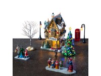 Lemax karácsonyi dekorációkészlet fenyőfa Christmas Shop