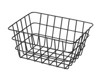 Wenko Viana tárolókosár fekete matt 2,66 l fém 18 cm x 25 cm x 12 cm Wenko Viana tárolókosár fekete matt 2,66 l fém 18 cm x 25 cm x 12 cm