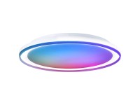 Brilliant Emilie RGB + CCT LED-es mennyezeti lámpa 55 cm átmérő Fehér